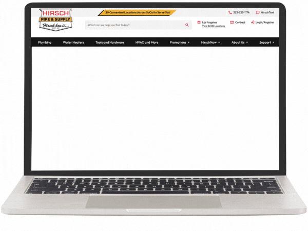 Hirsch National Splash Page